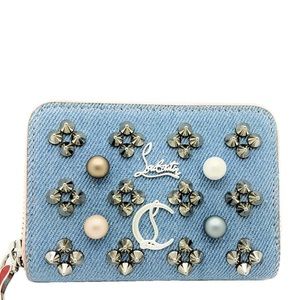 Christian Louboutin studded coin purse